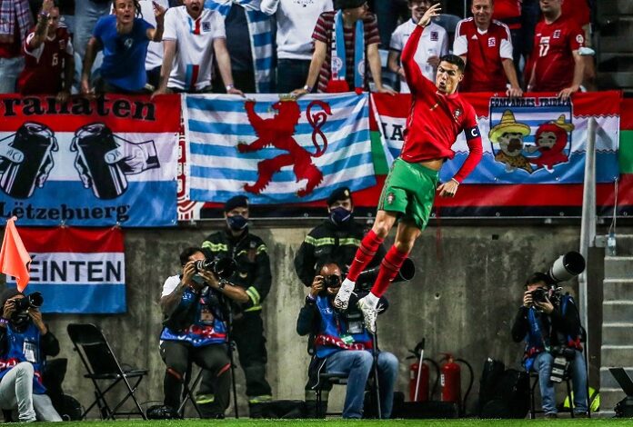 Cristiano Ronaldo scored his 115th Portugal goal