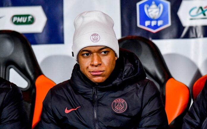 Kylian Mbappe's could sit on the bench at PSG next season