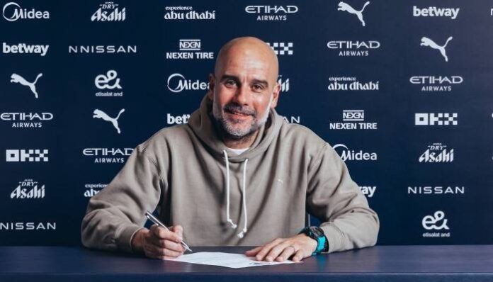 Premier League cheers as Guardiola commits to City until 2027